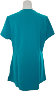 Dickies Extreme Stretch Turquoise Scrub Top Size M - NWT