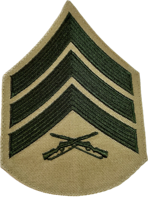 USMC Sergeant Sew-On Chevron
