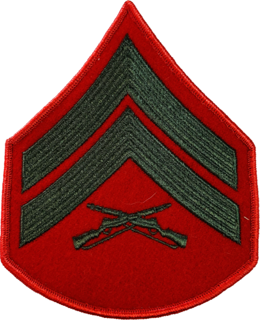 USMC Corporal Sew-On Chevrons