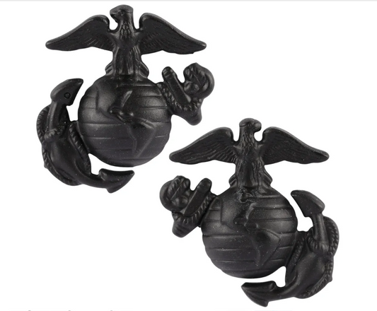 USMC Enlisted Service Uniform Collar Devices