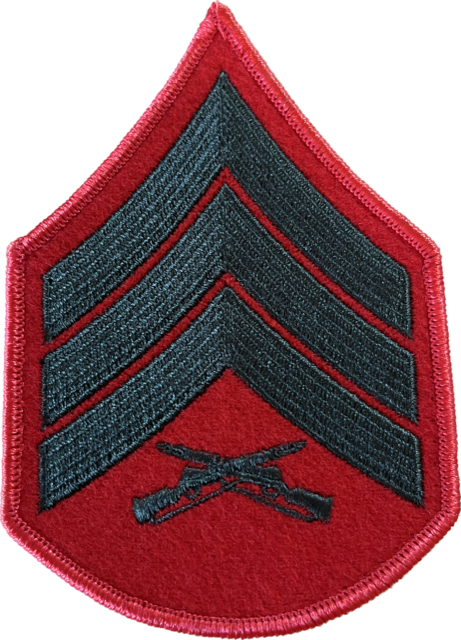 USMC Sergeant Sew-On Chevron