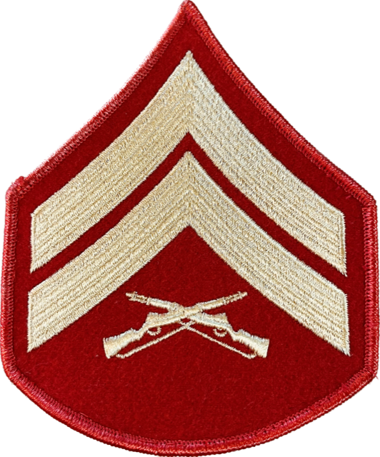 USMC Corporal Sew-On Chevrons