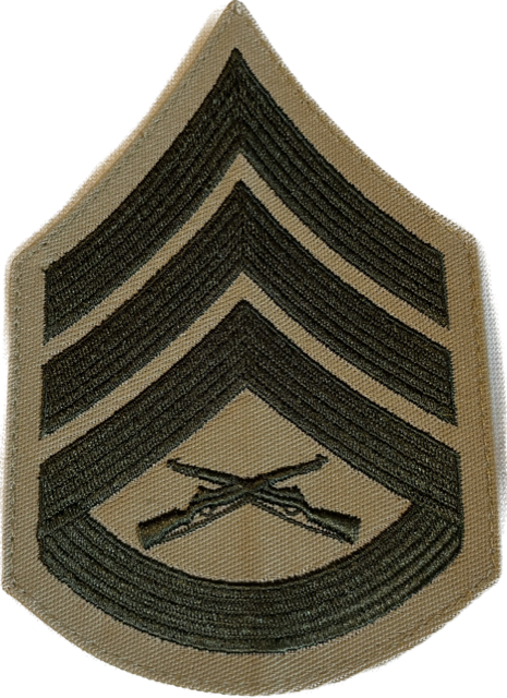 USMC Staff Sergeant Sew-On Chevron