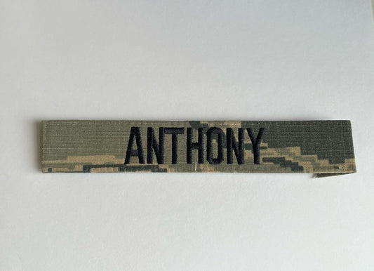 Assorted US AIR FORCE ABU Name Tapes