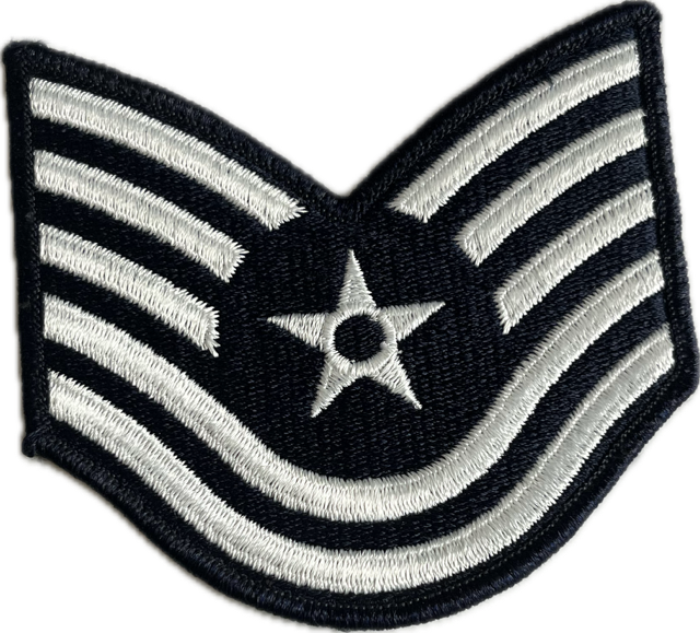 US AIR FORCE  E-6 Technical Sergeant Sew-On Chevrons