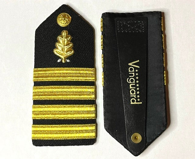 US NAVY Hard Shoulder Boards - Dental Corps