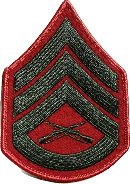 USMC Staff Sergeant Sew-On Chevron