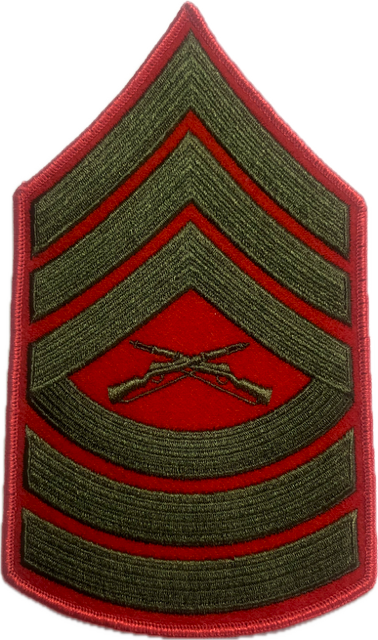 USMC Master Sergeant Sew-On Chevron