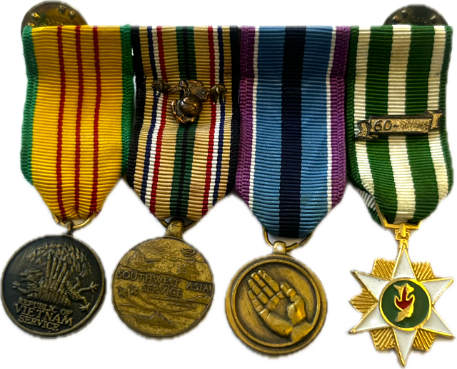 Vintage Assorted US Military Miniature Medals