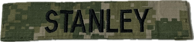 Assorted US NAVY Digital Woodland Camouflage Name Tapes