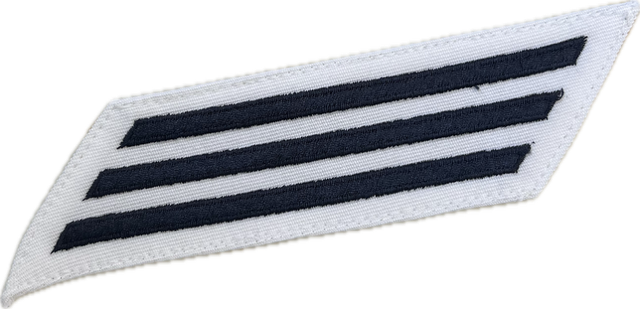 US NAVY Service Stripes (Hash Marks) Set of 3 Second Tour Uniforms US NAVY Service Stripes (Hash Marks) Set of 3 Second Tour Uniforms