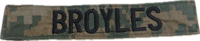 Assorted USMC MCCUU Woodland Name Tape