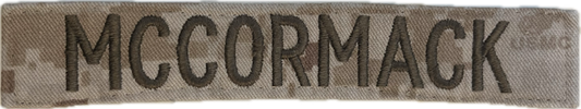 Assorted USMC MCCUU Desert Name Tape