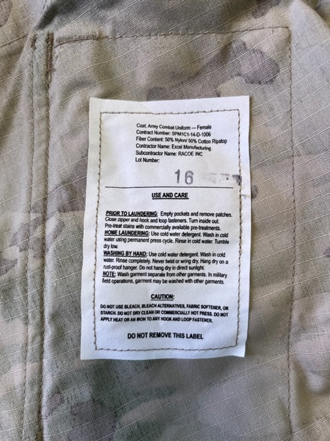 US ARMY Women's OCP Combat Uniform Coat
