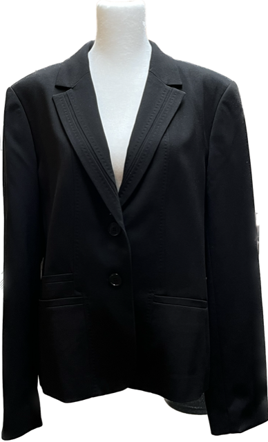 Calvin Klein Black Stretch Blazer