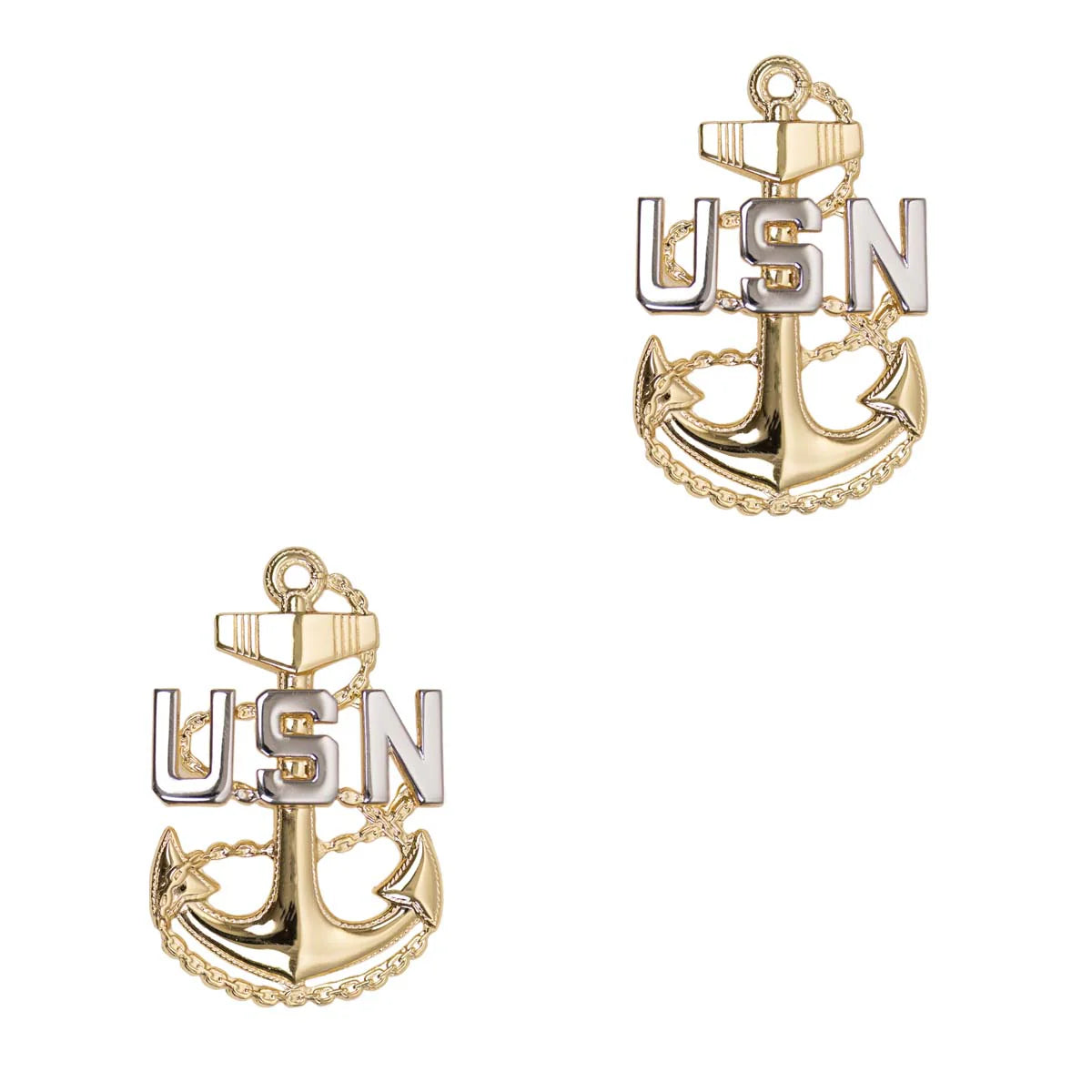 US NAVY Collar Device - E7 Chief Petty Officer