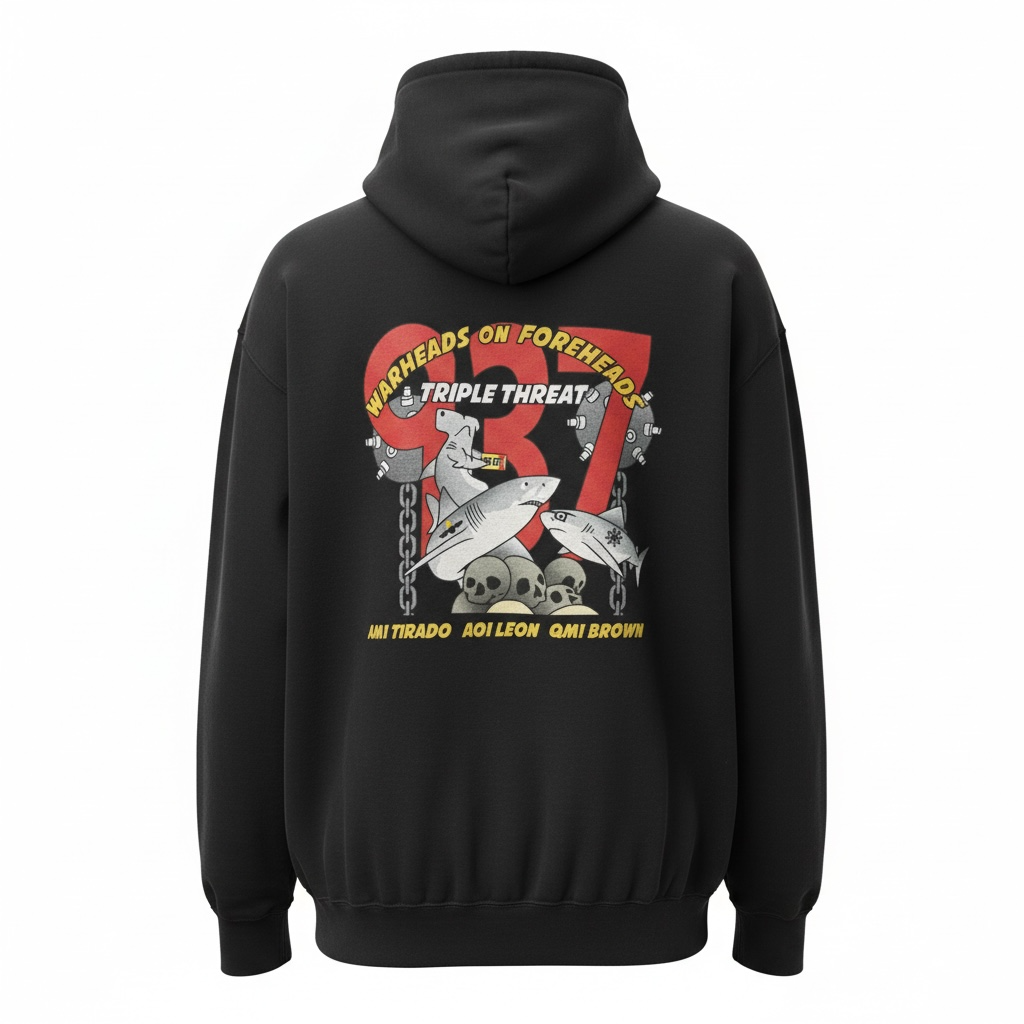 US NAVY Warheads on Foreheads Hoodie Sweatshirt