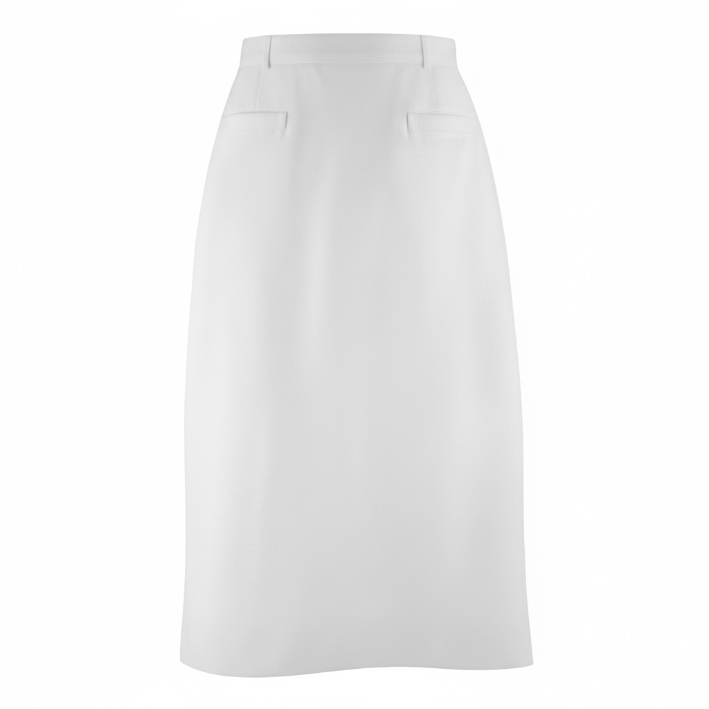 US NAVY Female White A-Line Skirt