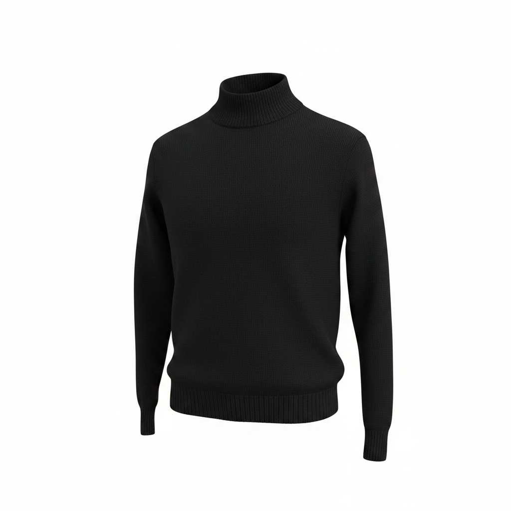 US NAVY Male Mock Neck Sweater