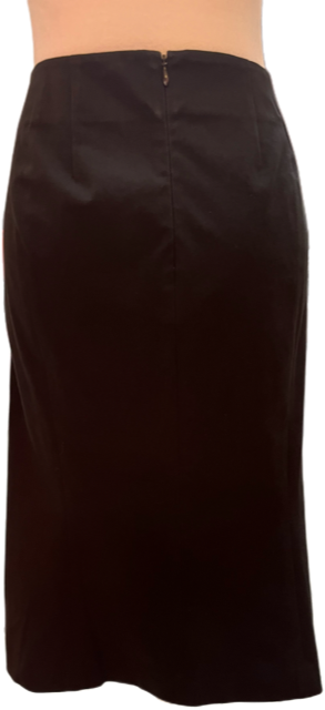 Theory Black Pencil Skirt Size 6
