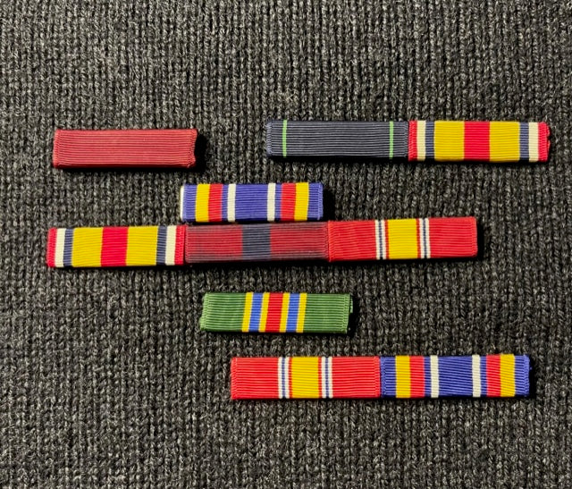 VINTAGE - Assorted Ribbons and Ribbon Mounts
