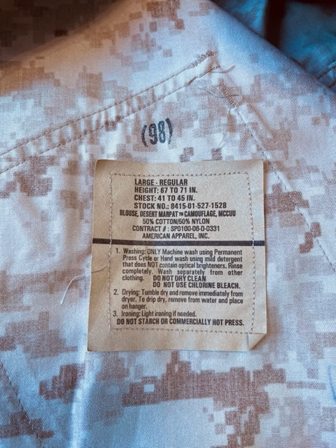 USMC DESERT MARPAT Blouse