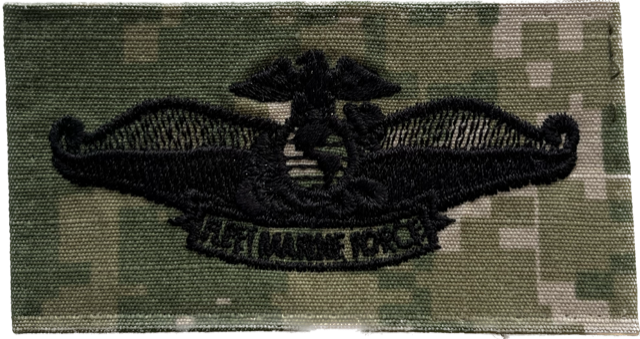 US NAVY NWU Type III Badge - Fleet Marine Force