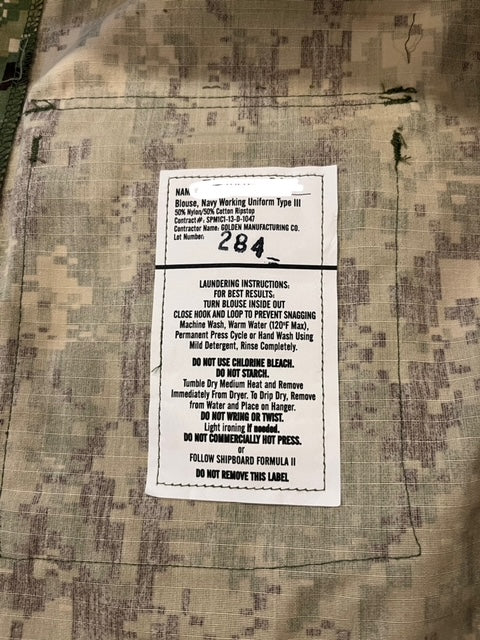 US NAVY NWU Type III Shirt