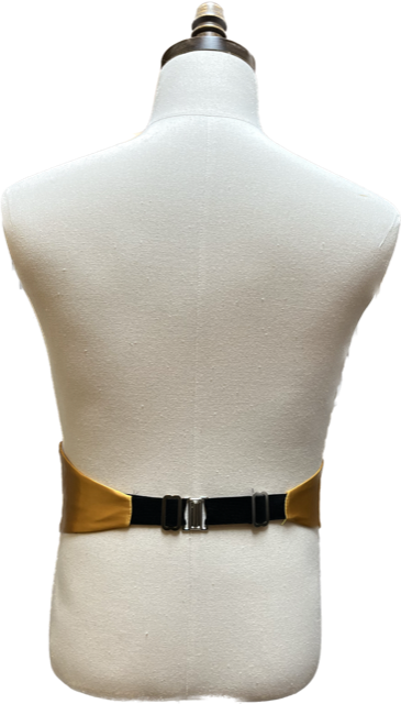 US NAVY Gold Cummerbund Adjustable Back