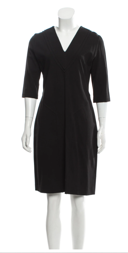 Piazza Sempione V-Neck Knee-Length Dress