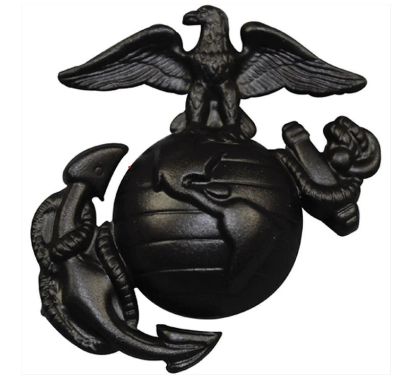 USMC Enlisted Service Cap Device