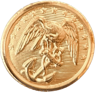USMC Screw Post Buttons for Dress Cap