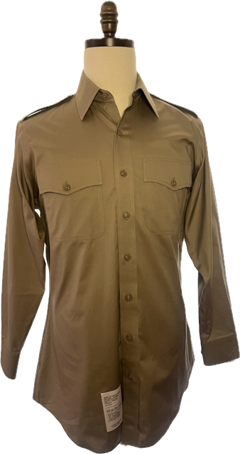 US ARMY Male Army Green Service Uniform (AGSU) Long Sleeve Shirt