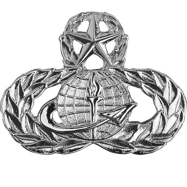 US Air Force Officer Master Force Support Mid Size Badge