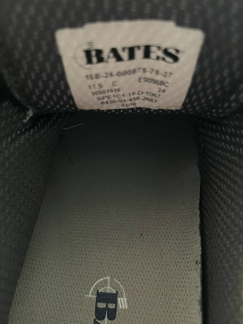 Bates Men's Leather Uniform Work Shoe Size 11.5C