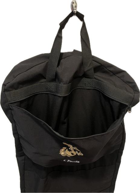 USMC Black Canvas Garment Bag