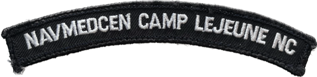 US NAVY UIM Rocker: Navmedcen Camp LeJeune NC