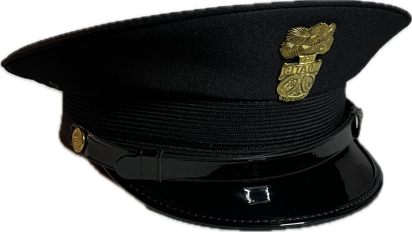 The Citadel Black Service Cap