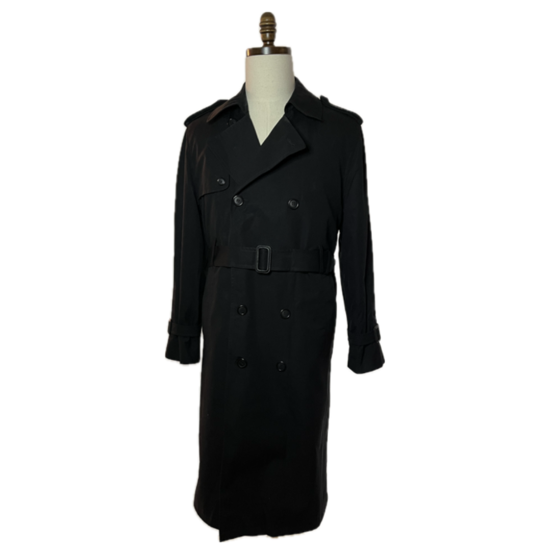 Patriot by Weintraub Bros. The Citadel Black All Weather Trench Coat