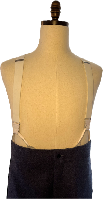 The Citadel White Suspenders