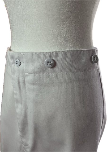 The Citadel White High Waisted Trousers