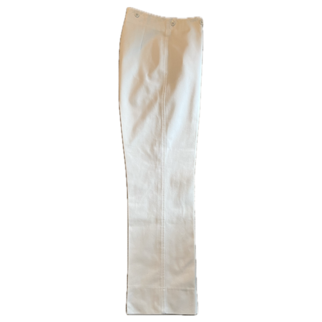 The Citadel White High Waisted Trousers