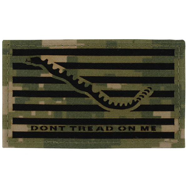 US NAVY NWU III Don't Tread On Me Shoulder Patch - Digital Woodland