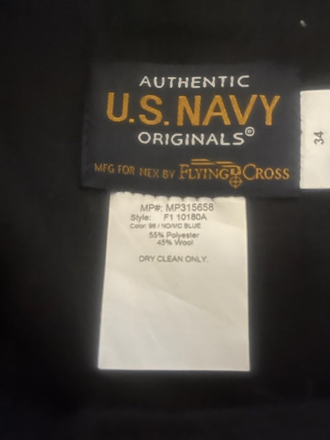 US NAVY Male Dress Blue (SDB) Trousers