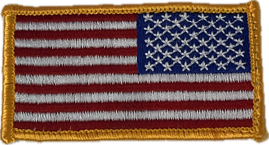 Full Color Reverse U.S. Flag Patch - Sew On