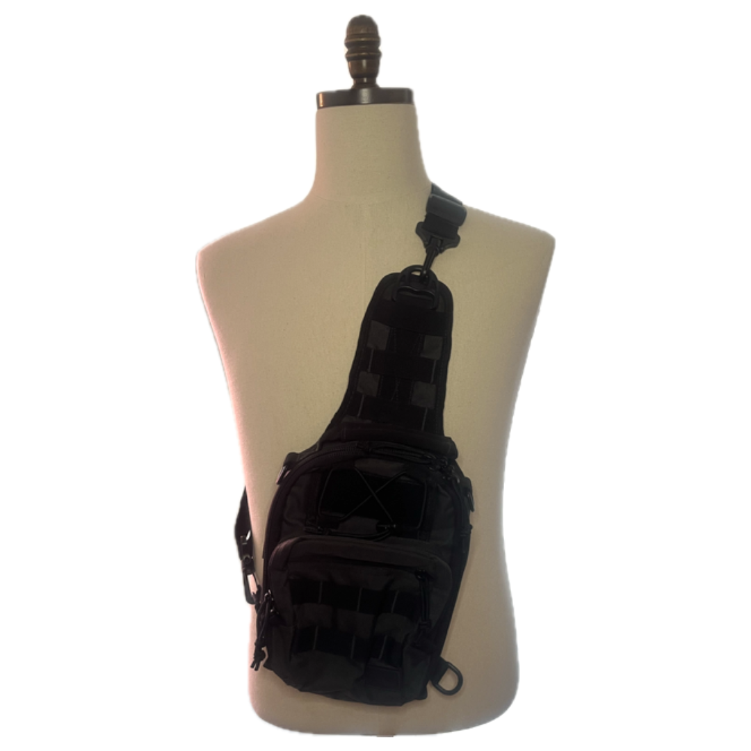 Maxtacs Tactical Black Sling Pack