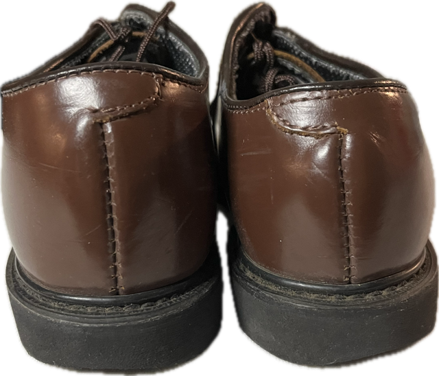 Bates Lites Brown Leather Oxford Size 7W