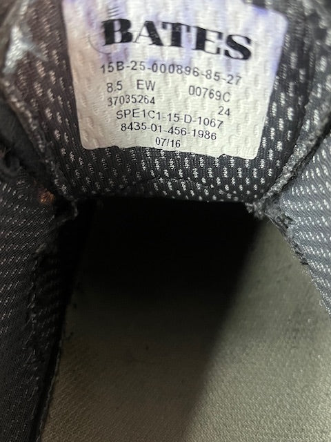 Bates Men's Leather Uniform Work Shoe Size 8.5EW