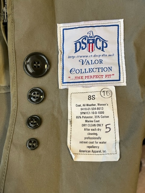 USMC Female All-Weather Trench Coat