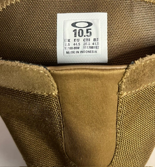 Men's Oakley SI Light Assault 2 Boots Size 10.5